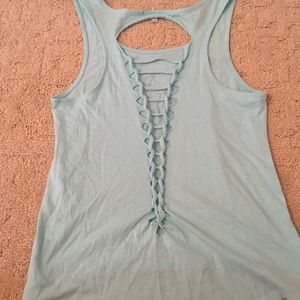 Charlotte Russe Teal Tank Top
